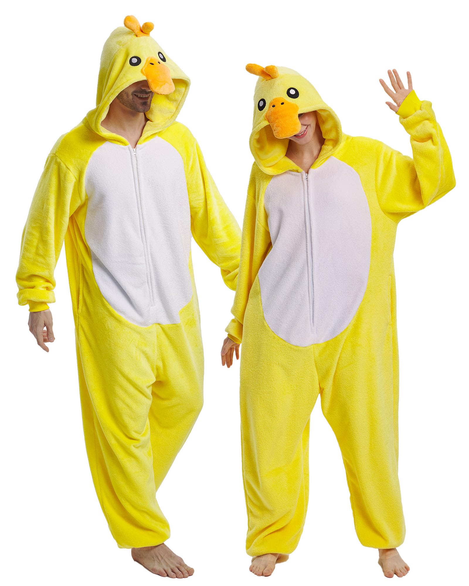 Unisex Adult Onesie Pajamas Animal Cosplay Halloween Costume One Piece Plush Sleepwear Homewear