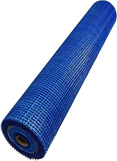 Handelskönig Armierungsgewebe 165 g/m² blau 100 cm x 50 m = 50 m² Armierung WDVS Putzgewebe für die Fassade mit Maschenweite 4 x 4 mm