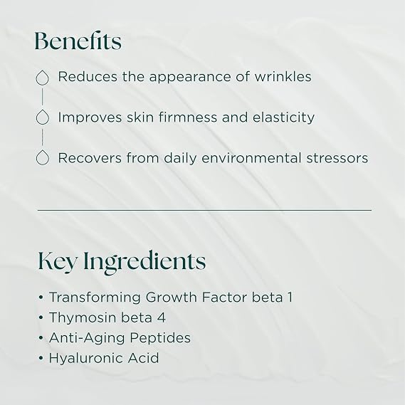 Marini SkinSolutions Transformation Face Cream - Advanced Moisturizer with Anti-Aging Peptides, Growth Factors & Hyaluronic Acid - Cruelty Free - Made in the USA - 1 oz