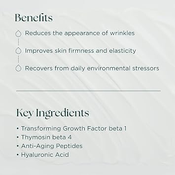 Marini SkinSolutions Transformation Face Cream - Advanced Moisturizer with Anti-Aging Peptides, Growth Factors & Hyaluronic Acid - Cruelty Free - Made in the USA - 1 oz
