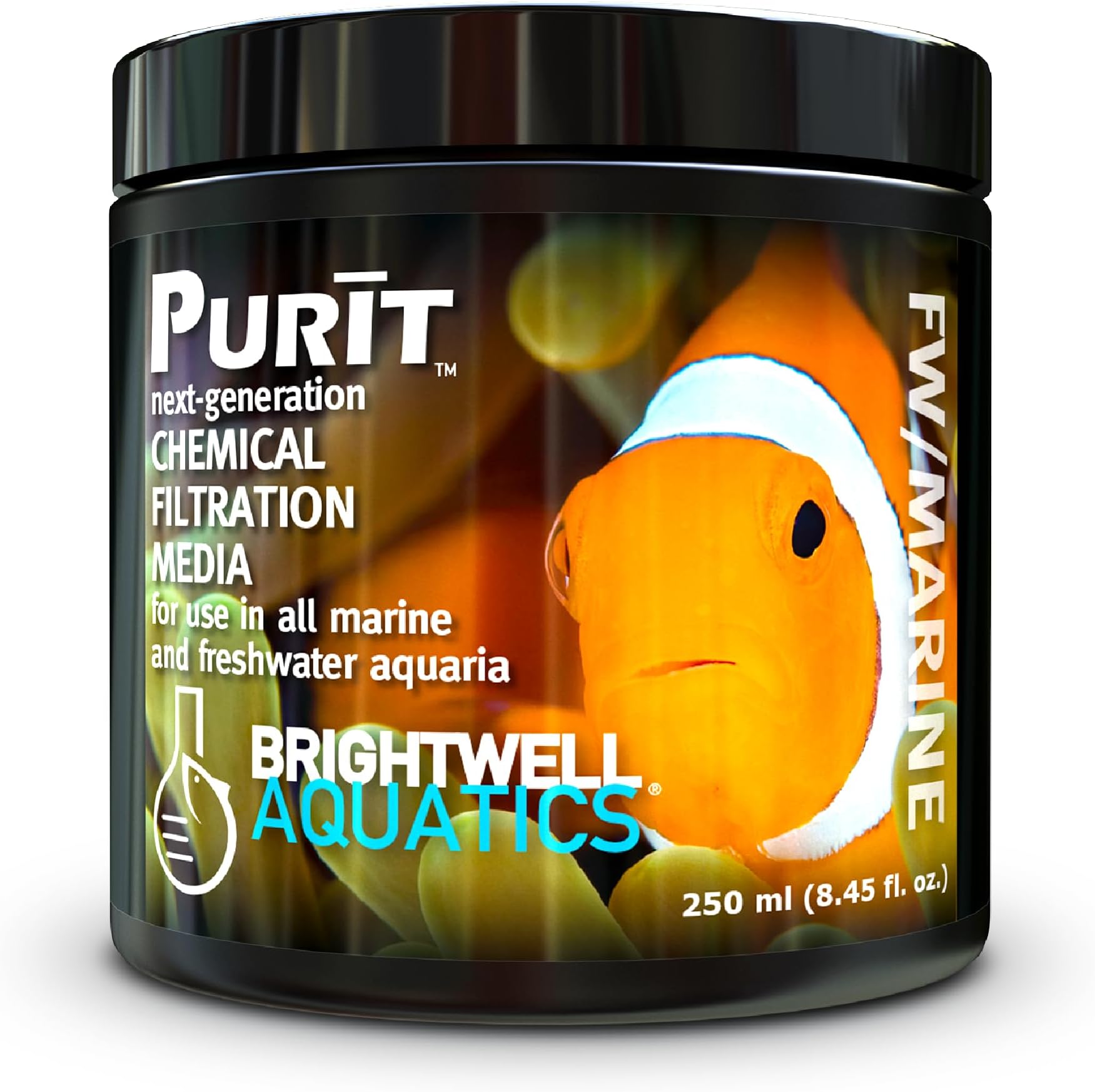 Purit - Chemical Filtration Media for Marine and Freshwater Aquaria, 250 ml