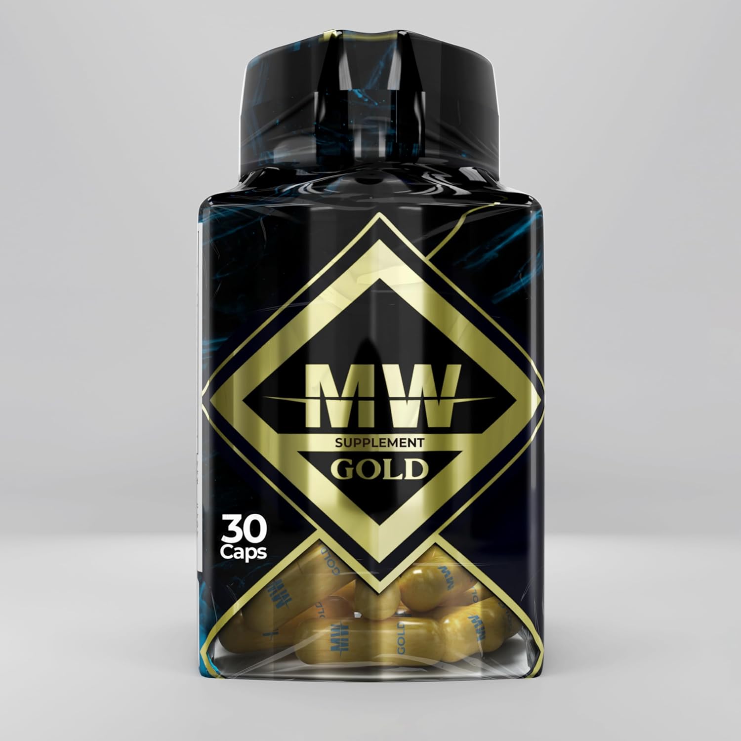 MW Natural Digestive Support Supplement Gold - Promotes Better Digestion - 30 Capsules
