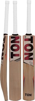 SS TON Legend Junior Kashmir Willow Cricket Bat for Leather Ball Cricket - Size 5