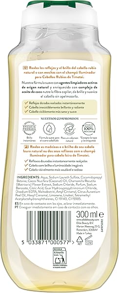 TIMOTEÍ CHAMPÚ CAMOMILA 300ML - 3