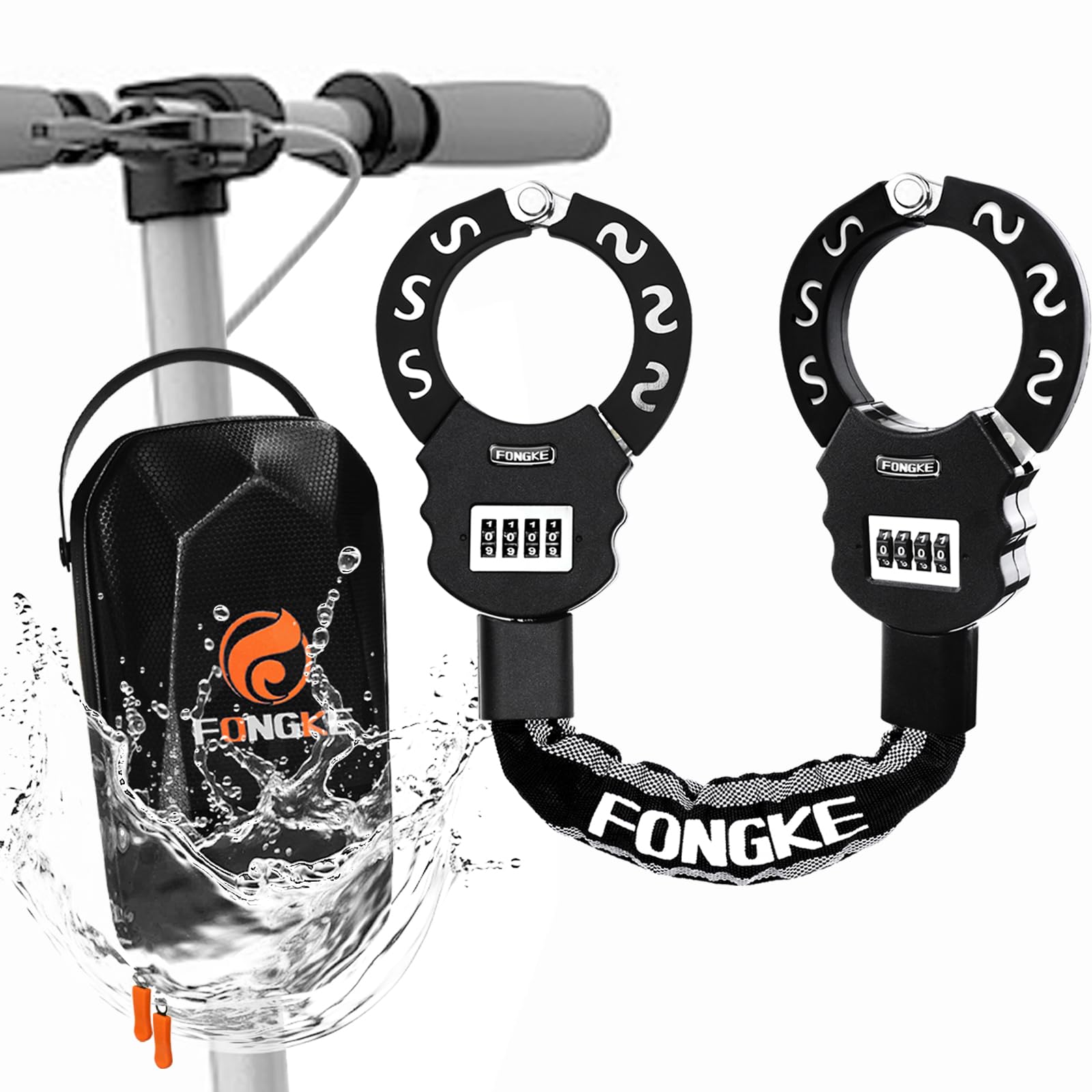 Electric Scooter Ezelon Lock, Chain Lock Bike Locks Heavy Duty