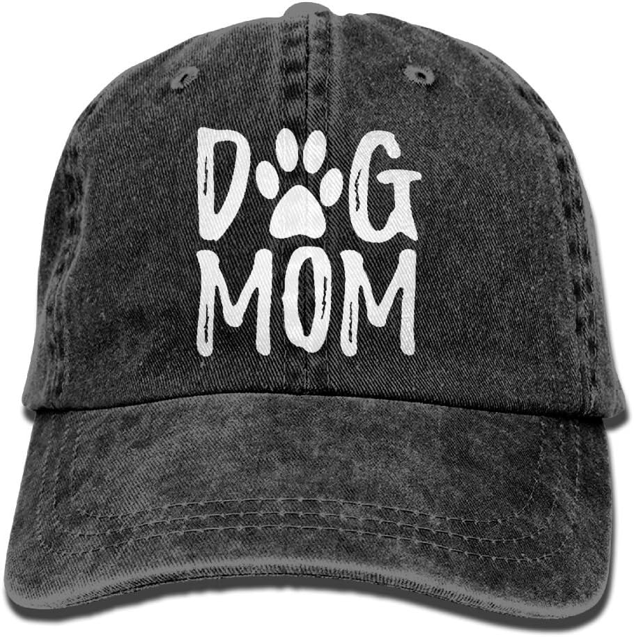 Splash Brothers Customized Unisex Dog Mom Vintage Jeans Adjustable Baseball Cap Cotton Denim Dad Hat