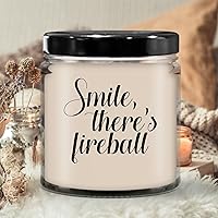 Vista 2 de Smile Theres - Velas de bola de fuego para mujeres, regalos para ella, esposa, novia, regalos de cumpleaños para mujeres, mamá, mejor amiga, vela