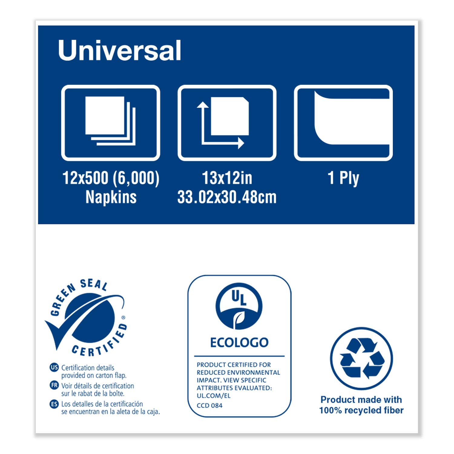 Amazon.com : TRKD786E - Universal Masterfold Dispenser Napkins