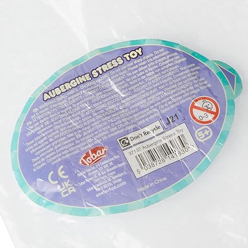 Miniatura 3 de Juguete antiestrés de berenjena