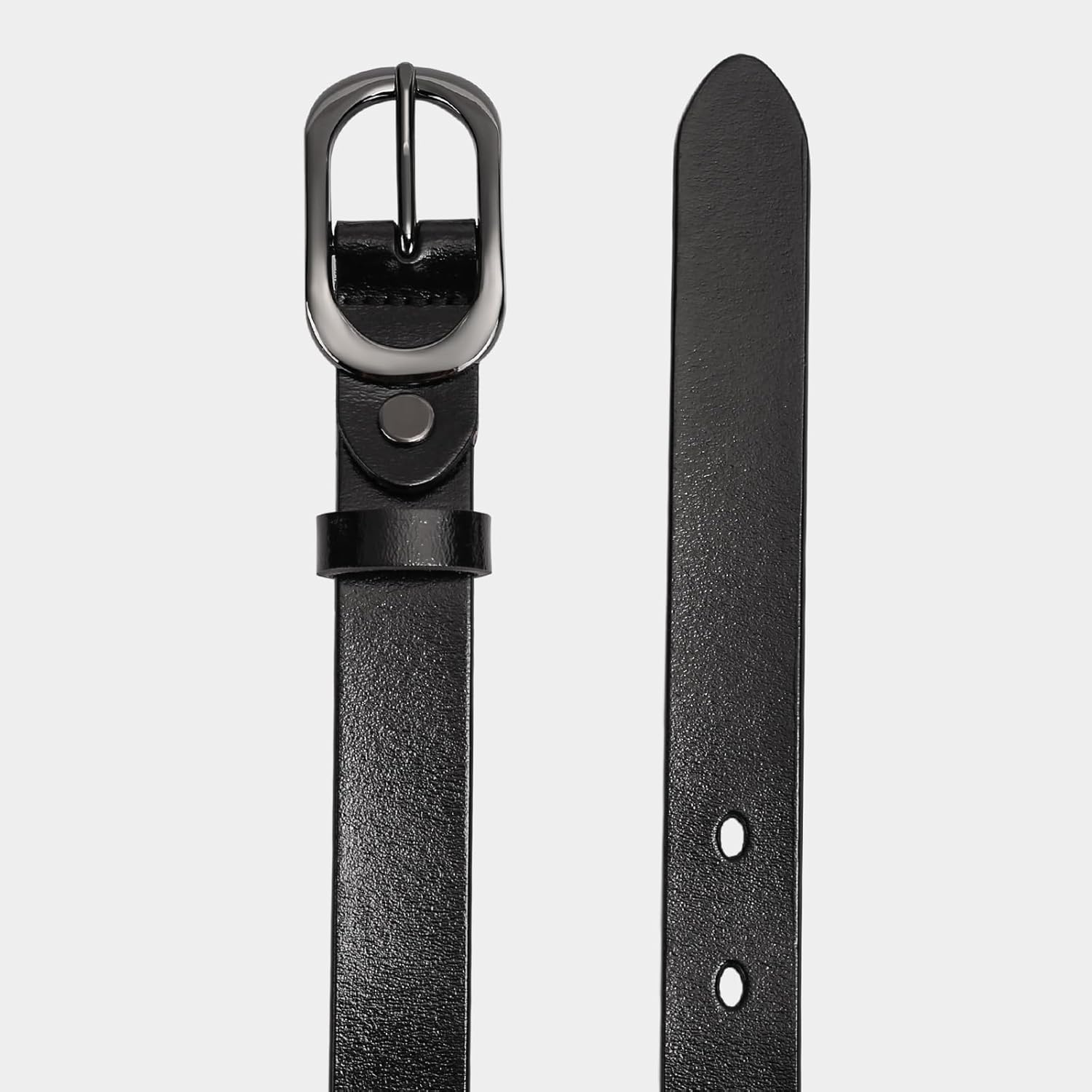 Women's Belt for Fashion Jeans Dress Casual Leather Ladies Waist Belts with Gold Buckle - Image 5