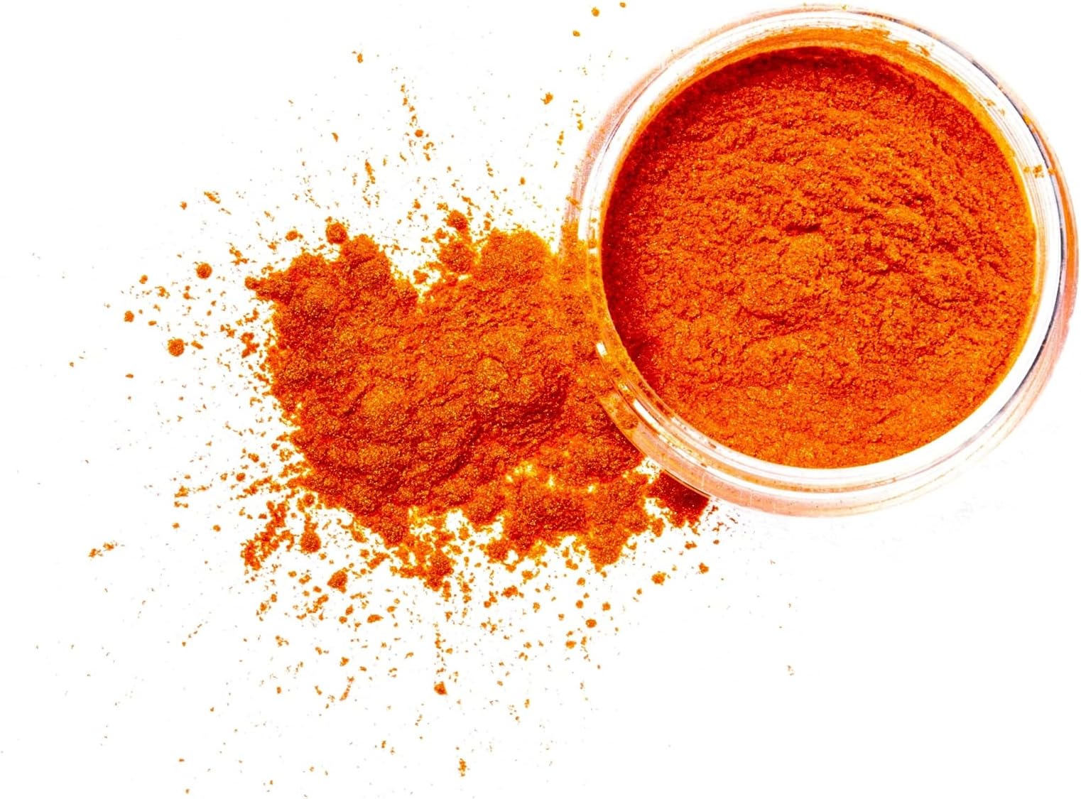 Orange Mica Powder | Skin Safe, Fine Pigment Powder for Epoxy Resin, Body Butter, Lip Gloss, Candle Color Dye, Soap Colorant & Slime Pigment Dust — 0.42oz (12g)