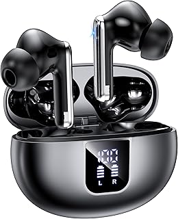 🔥 Sponsored Ad  In-ear Bluetooth Headphones, ANC Wireless Bluetooth 5.4 Headphones, 36H Playtime LED D