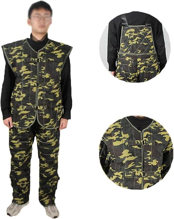 Dog Training Suit,Training Military Dog Protective Suit Set Large Full Body Protection Police Dog Training Anti-Bite Suit Jacket