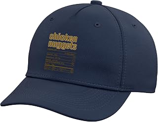 Thanksgiving Christmas Chicken Nuggets Nutrition Fact Adjustable Baseball Hat