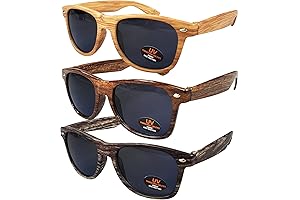 USA Merchant | Wood Wayfarer Sunglasses for Men, Women & Kids