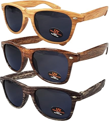 Sunglasses for Men, Women & Kids 3 Pack of Tinted Lenses with UVA & UVB Protecti