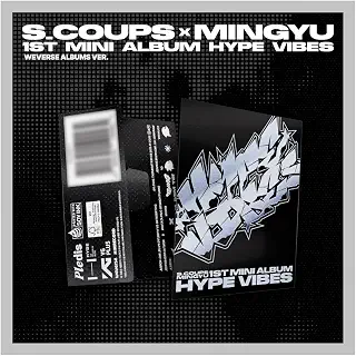 SEVENTEEN SVT S.COUPS X MINGYU HYPE VIBES 1st Mini Album アルバム Weverse Albums Version Card Holder+Qrcard+PhotoCard+Tracking Sealed 韓国発