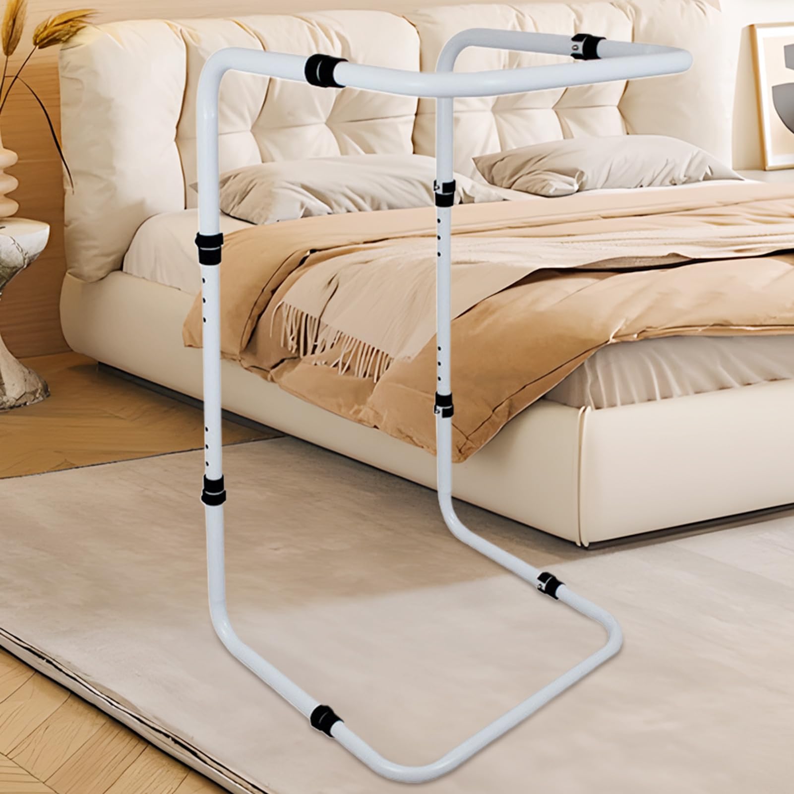 Levantador de Ropa de Cama para los pies | Soporte de edredón Ajustable de Acero al Carbono - Dispositivo de elevación Resistente para Hijo, Abuelo, Familia, Mujeres, niñas, Esposa