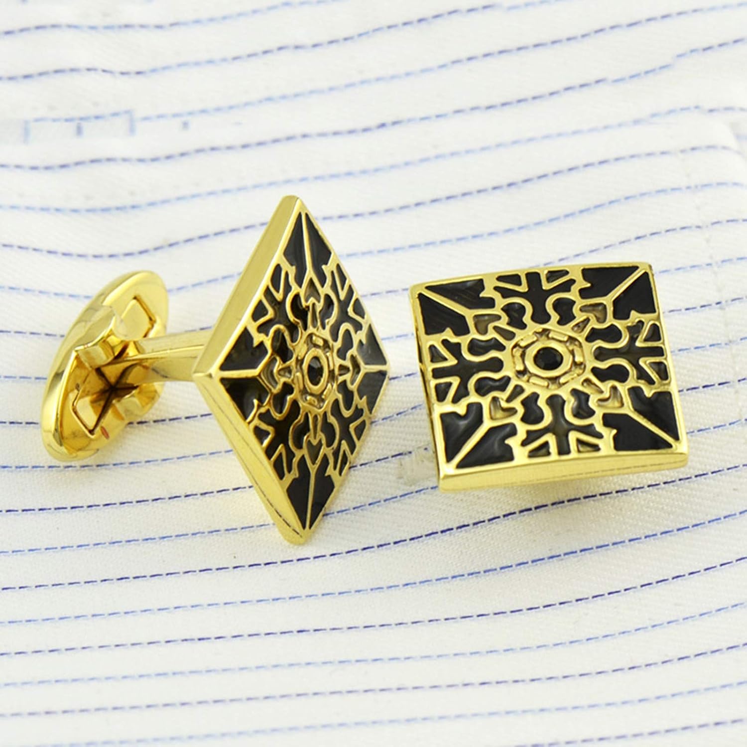 Daesar Cuff Links Copper Cuff Links Wedding Vintage Flower Gold Cuff Links and Studs