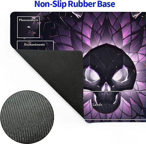 Miniatura 2 de Tapete de juego de cartas coleccionables AI Painting  Tapete de juego MTG con diseño de zona, 24 x 14 pulgadas, tapete de juego MTG de alta calidad