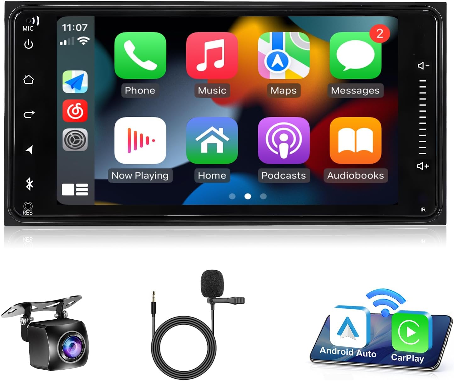 Leadfan Car Radio for (Non JBL Version) Toyota RAV4 2001-2005 4Runner 2003-2009 Tundra 2003-2006 Stereo with CarPlay &Android Auto, 7inch Screen with GPS Backup Camera (for Toyota Series Models)