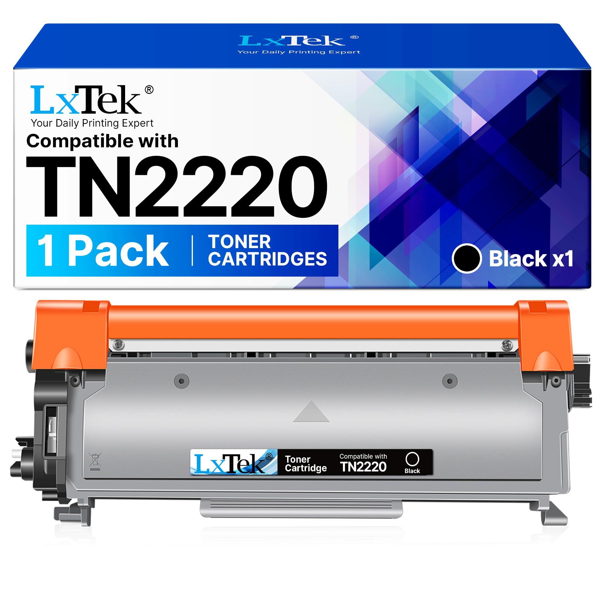 LxTek TN2220 TN-2220 Kompatibel für TN 2220 Brother Toner Original TN2220 für Brother MFC 7360N Toner HL 2130 DCP-7055 FAX 2840 HL-2250DN MFC-7460DN MFC-7860DW FAX-2940 HL-2240 (Schwarz)
