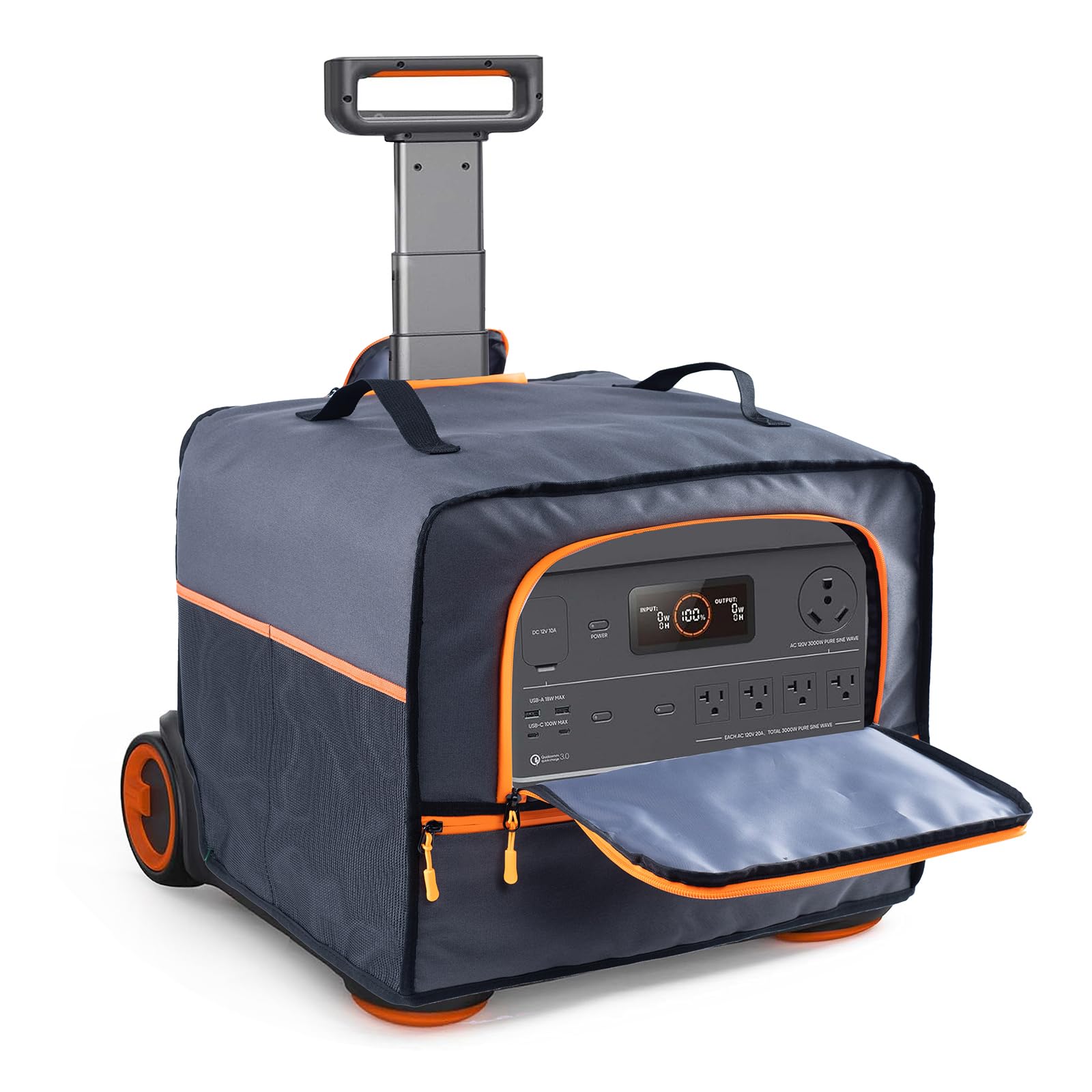 FRECOLSH Dust Cover Compatible with Jackery Solar Generator 2000 Plus 400W, Jackery Explorer Kit 4000 Plus, Jackery Solar Generator 3000 PRO 400W, Waterproof Dust Cover for Jackery Solar Generator