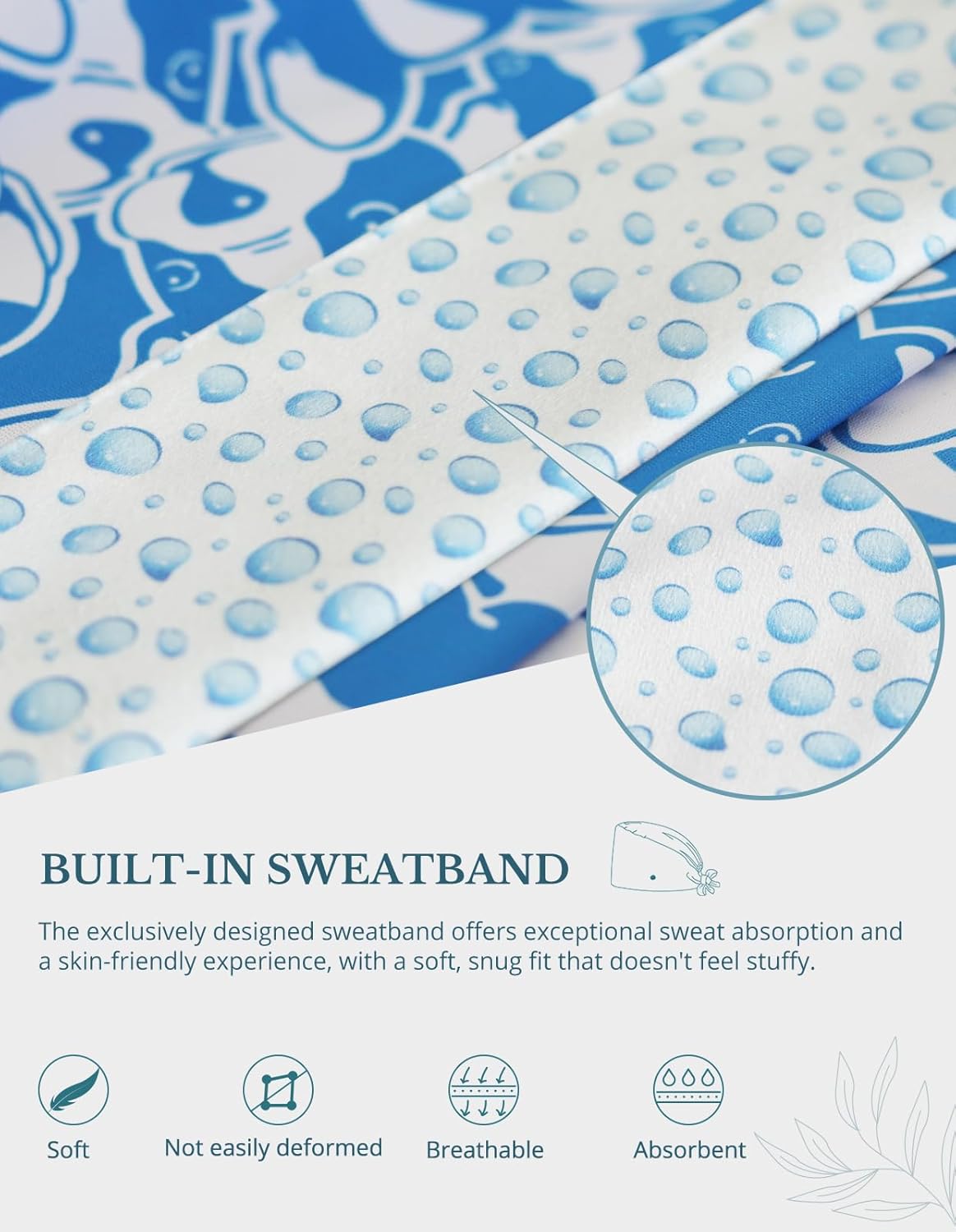 Scrub Caps Women, Double-Sided Printed Adjustable Women's Surgical Cap with Buttons, Breathable Design for Nurses and Doctors - Image 5