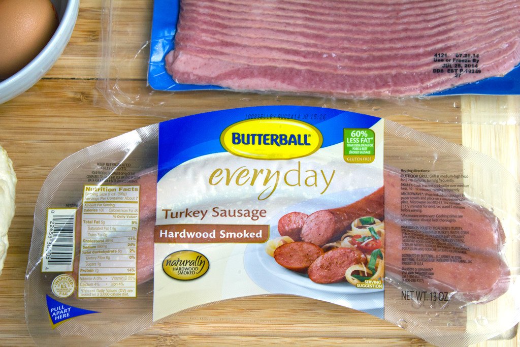 BUTTERBALL SMOKED TURKEY SAUSAGE 13 OZ PACK OF 3 Grocery