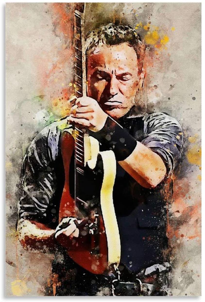 LBMED Leinwand Bilder Kunst Bruce Springsteen Poster für