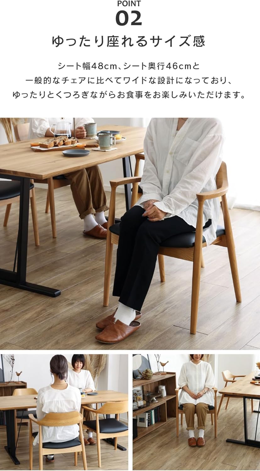 カリモク風 ローチェア ウッドチェア 木製座椅子 ヴィンテージ G