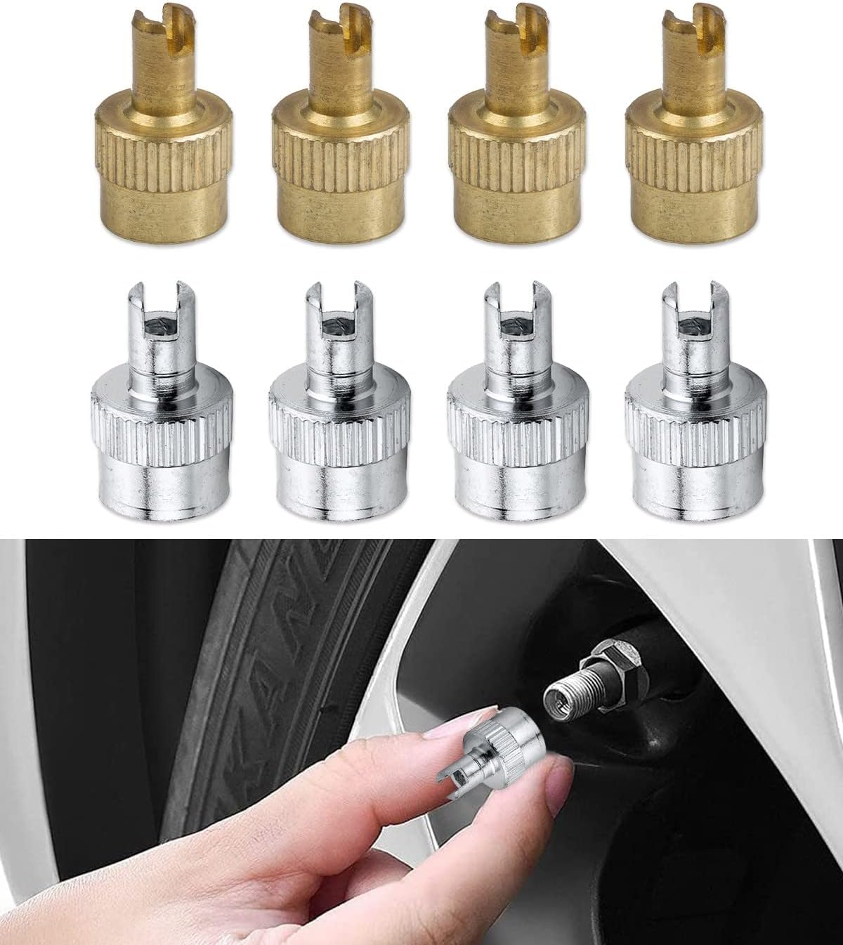 2-teiliges Ventil Werkzeug Set - Ventilhebel Und Einziehwerkzeug Für Reifenmontage, 30 Cm Lang