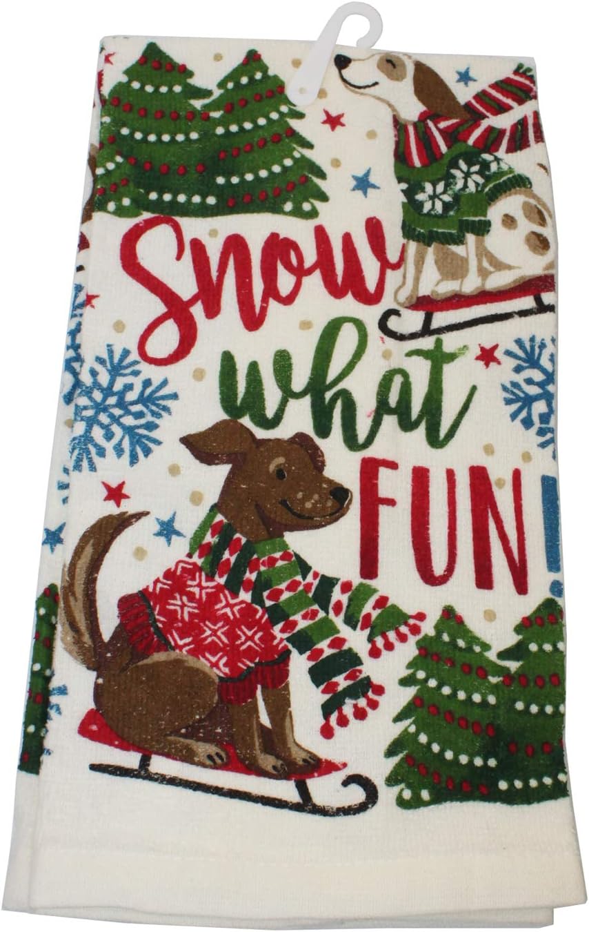 Snow What Fun Kitchen Towel