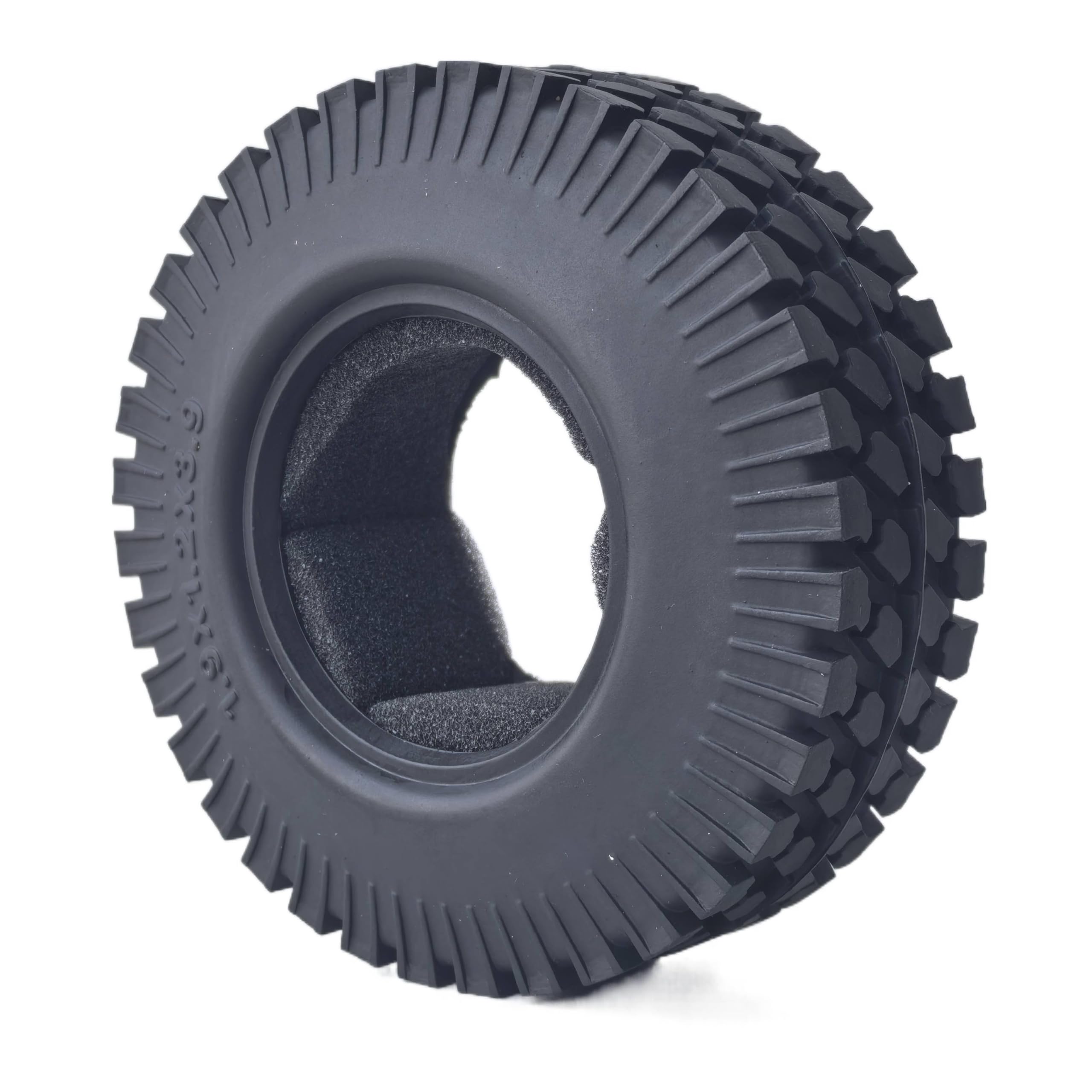 KEEDA 1.9 inch Rubber Tires Wheel Tyres for 1:10 RC Rock Crawler Car Axial SCX10 RC4WD D90 D110 TF2 TRX4 (C) - Image 3