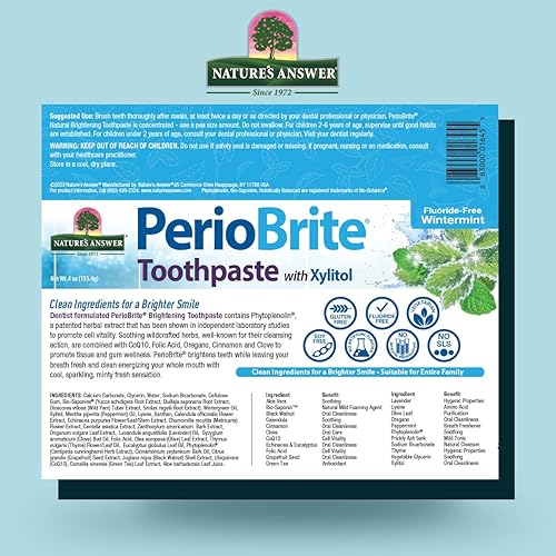 Miniatura 9 de De Natures Answer Periobrite pasta dental natural 1640 Púrpura 2 2