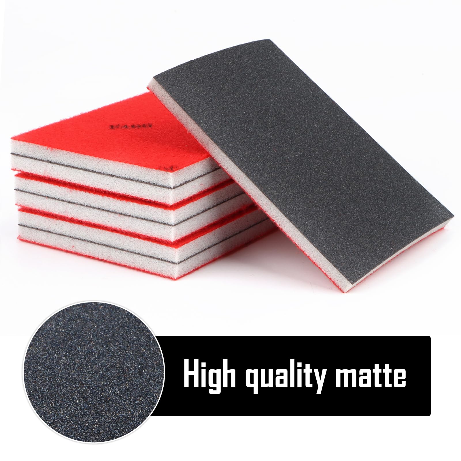 Pack of 30 Sanding Sponge 400/600/800 Grit Hand Sanding Blocks Sandpaper Washable Reusable for Sanding Polishing Metal, Wood - Image 3