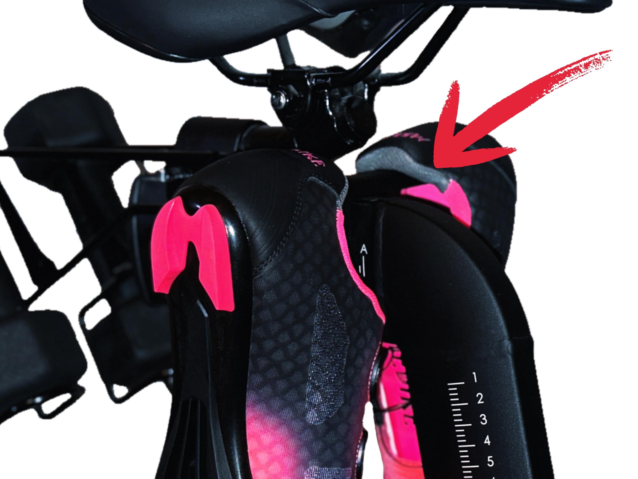 Shoe Hanger Compatible with Peleton Bikes, For Cycling Shoes, Modern Design, Perfect Fit, Cycling Accessories, Space-Saving, Black, Designed for Peloton Bike Plus, Made in Texas, 1 ct.