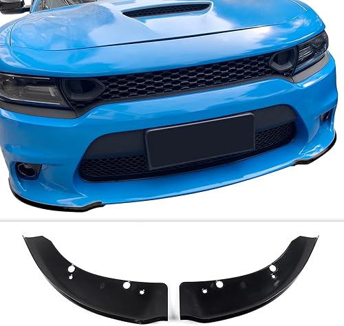 Hoolcar Protector de parachoques delantero para Dodge Charger SRT 2015-2021, accesorios exteriores, color negro