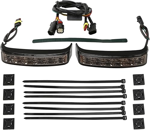 Miniatura 3 de TCT-MOTORPARTS Bolsas LED para alforjas con luz de giro de freno para Harley Electra Road Glide FLHTCU FLHTK FLHTCUL, FLHTKL, FLTRU FLHTKSE FLTRUSE