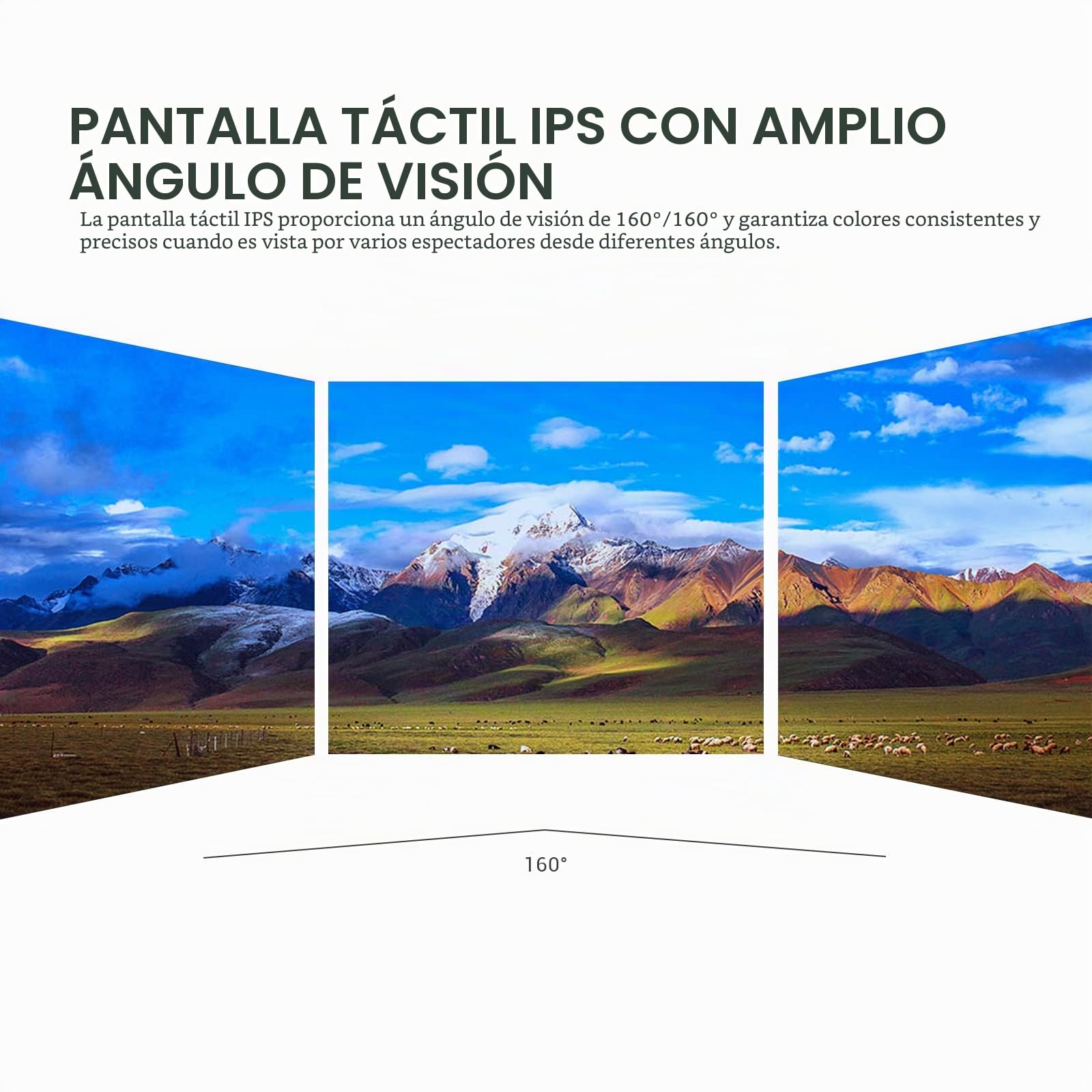 GODOX GM55 4K HDMI Video Monitor 5.5" táctil, Monitor de cámara con 3D LUT, Pantalla táctil IPS de 1920x1080 para cámara DSLR Sony Canon Fujifilm *Este Producto no Incluye baterías