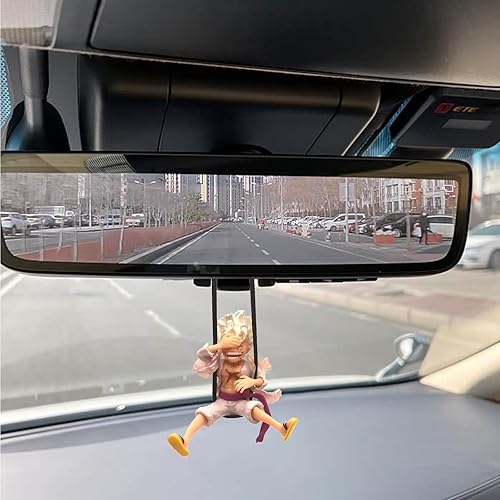 Miniatura 2 de E.Q.L(YYQSH) ) Quinto Estado Anime Colgante Decoración Interior Del Coche Espejo Retrovisor Accesorios Adorno Colgante. (A)