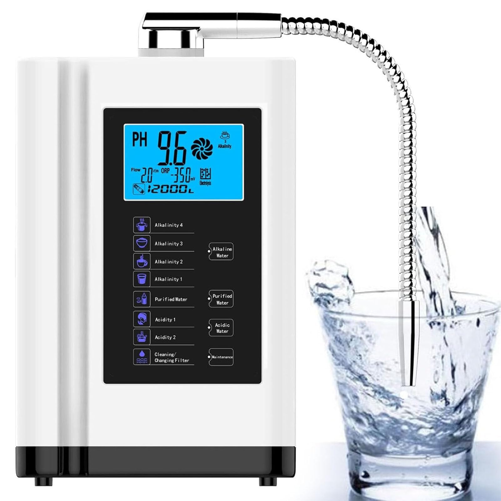 Ioniseur d'eau alcaline pour une cuisine saine et une hydratation pure