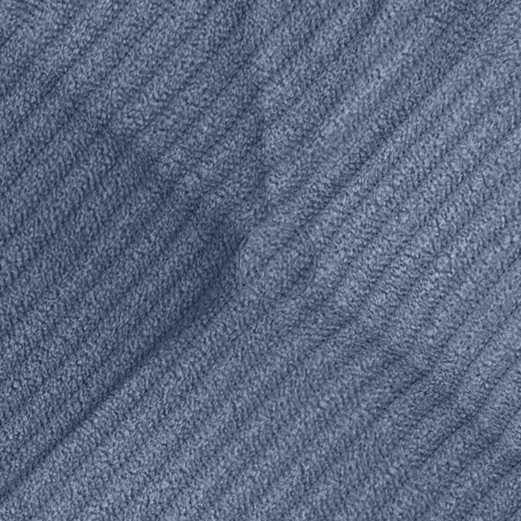 4er Set Sitzkissen 45x45 cm, Cord Stuhlkissen Blau | Weiche Stuhlauflagen mit Polyesterfüllung für Esszimmerstühle und gemütliche Stunden im Wohnzimmer.