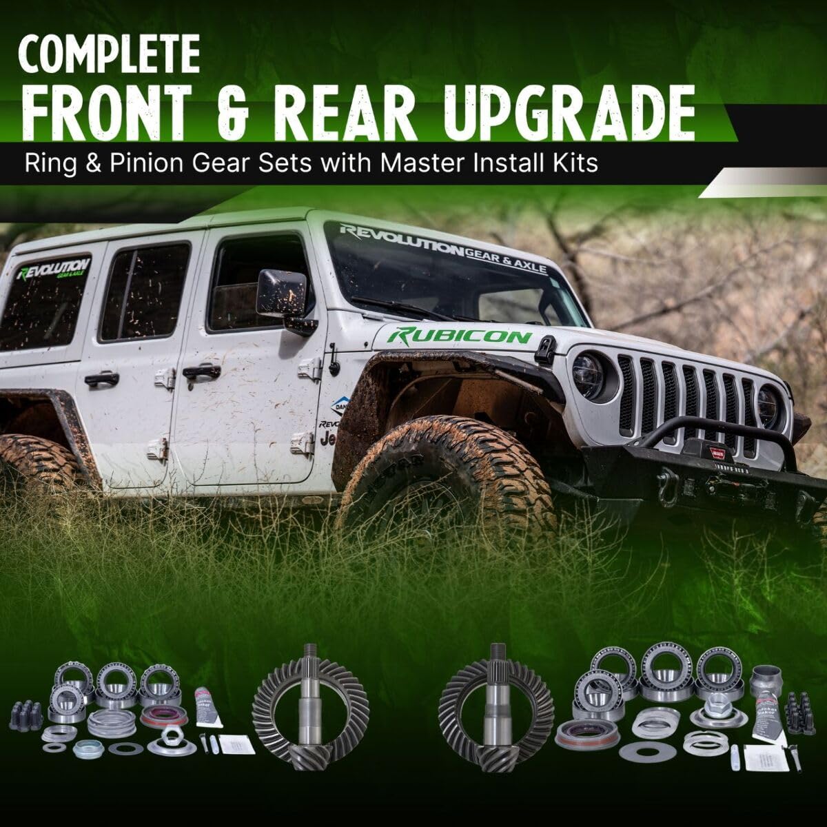 Amazon.com: Revolution Gear D44 2007-18 JK Rubicon Gear Package 