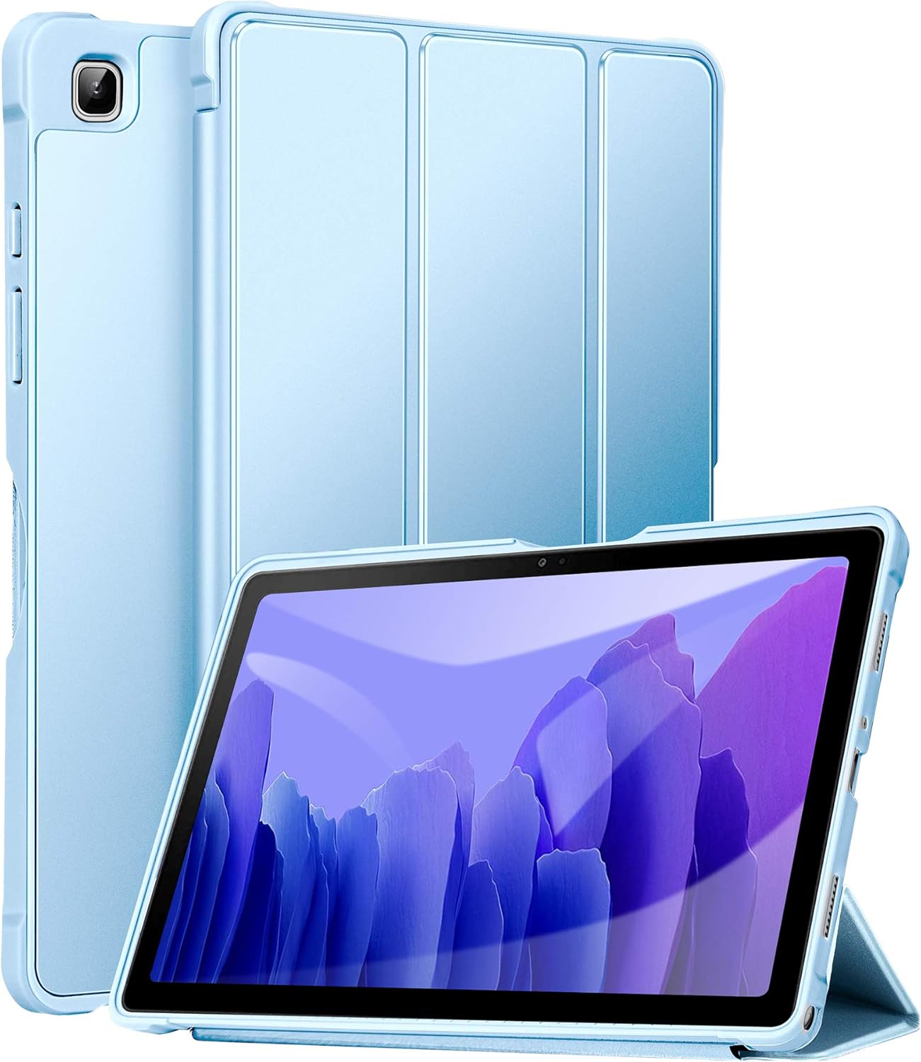 Ztotop Case for Samsung Galaxy Tab A7 10.4 Inch 2020 Release (SM-T505/SM-T500/SM-T507), Trifold Standing+Full Protective Case for 10.4 Inch Samsung Galaxy A7 2020 Tablet，Black : Electronics