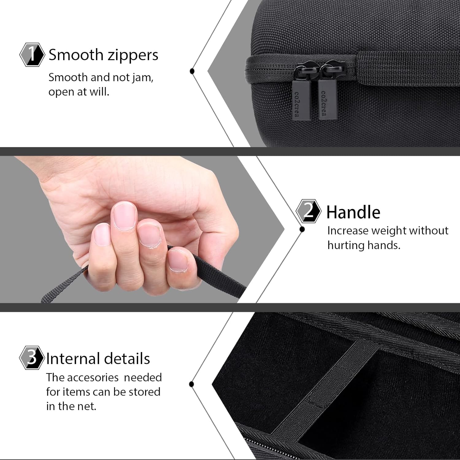 co2CREA Hard Case Replacement for Sony SRS-XE300 SRS-X300 X-Series Wireless Portable Bluetooth Speaker - Image 4