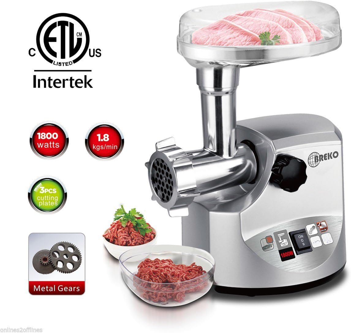 Electric Industrial 1800W Meat Grinder Sausage Butcher