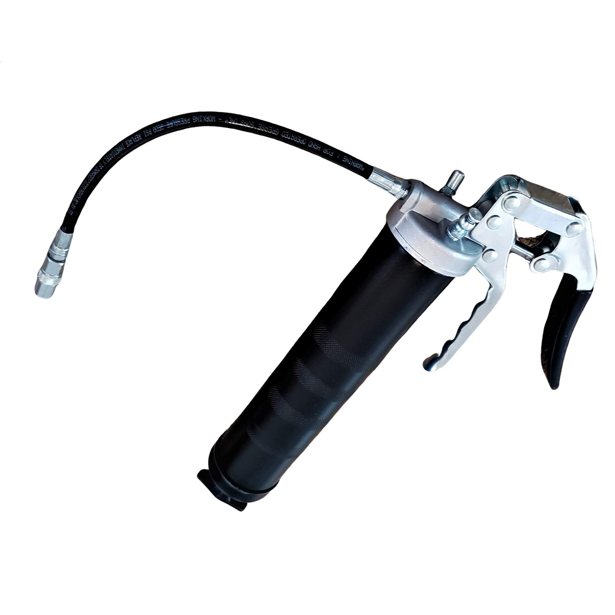 Pistol Grip Grease Gun Heavy Duty 5000 Psi with Flexible Hose and