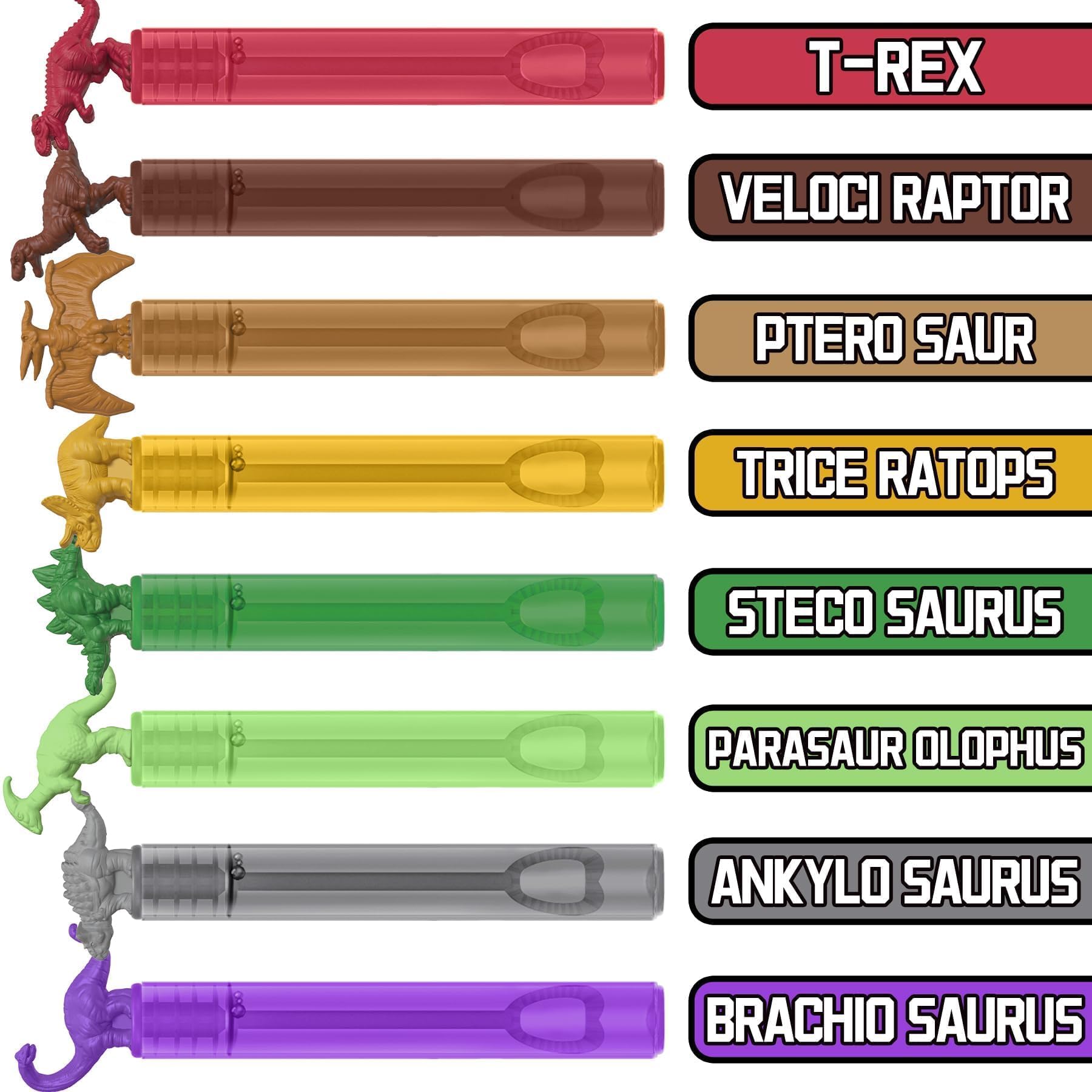 Dinosaur Bubble Wands - Bulk Party Favors -7