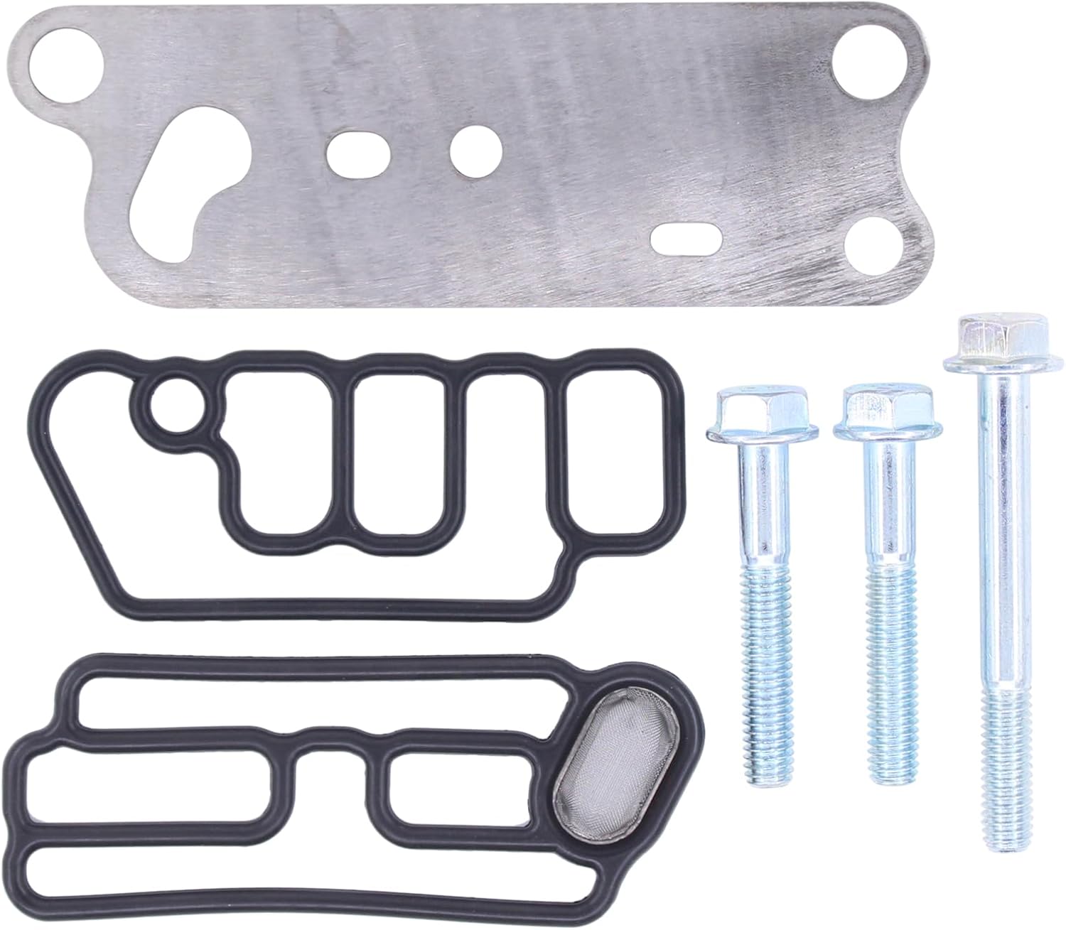 ApplianPar Engine Variable Valve Timing VVT Solenoid Gasket Seal Filter Kit for Honda Aucra Pilot Odyssey